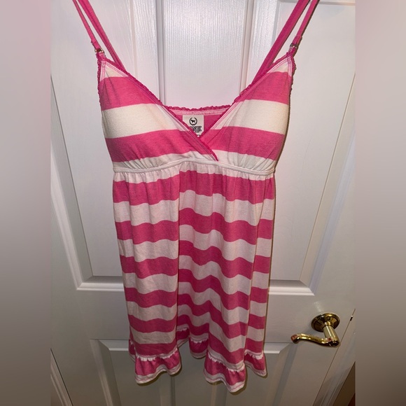 Pink and White Striped Dress - Picture 4 of 8